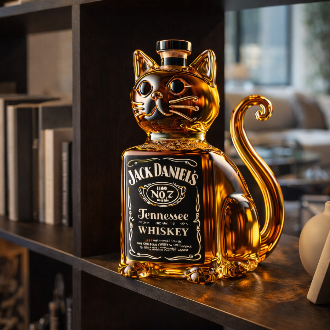 Whisky Decanter - Cat Edition