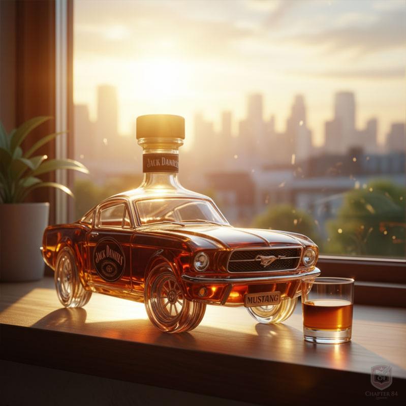 Mustang Whisky Decanter - Iconic Car Lover's Gift
