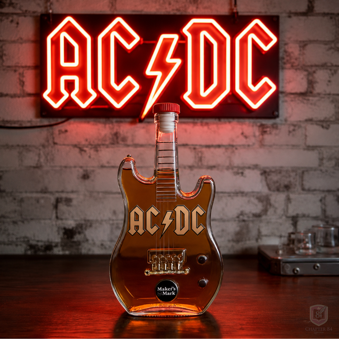 Whisky Bottle - AC/DC Guitar Edition